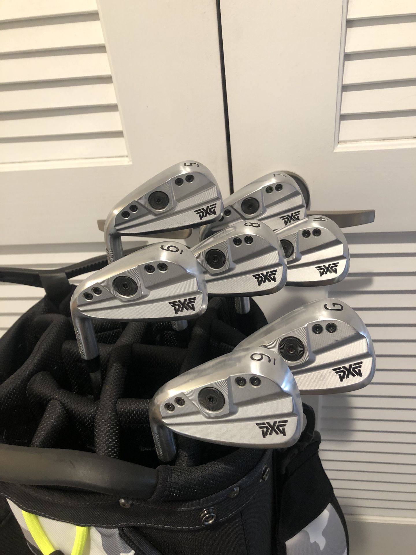 PXG 0311P GEN4 Iron Set 5-PW, GW With Steel Shafts