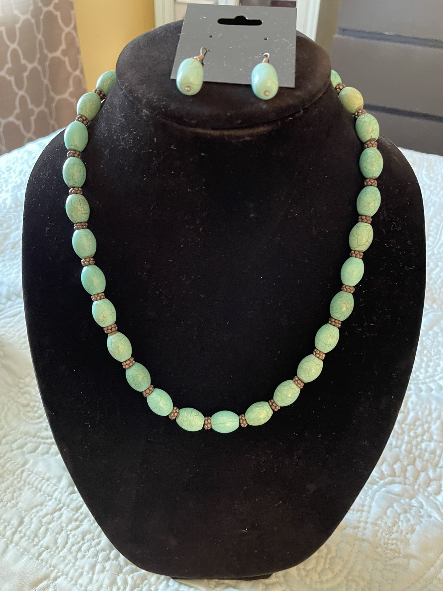 Turquoise Necklace Set