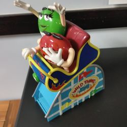 Vintage M & M Candy Despenser Like New Roller Coaster