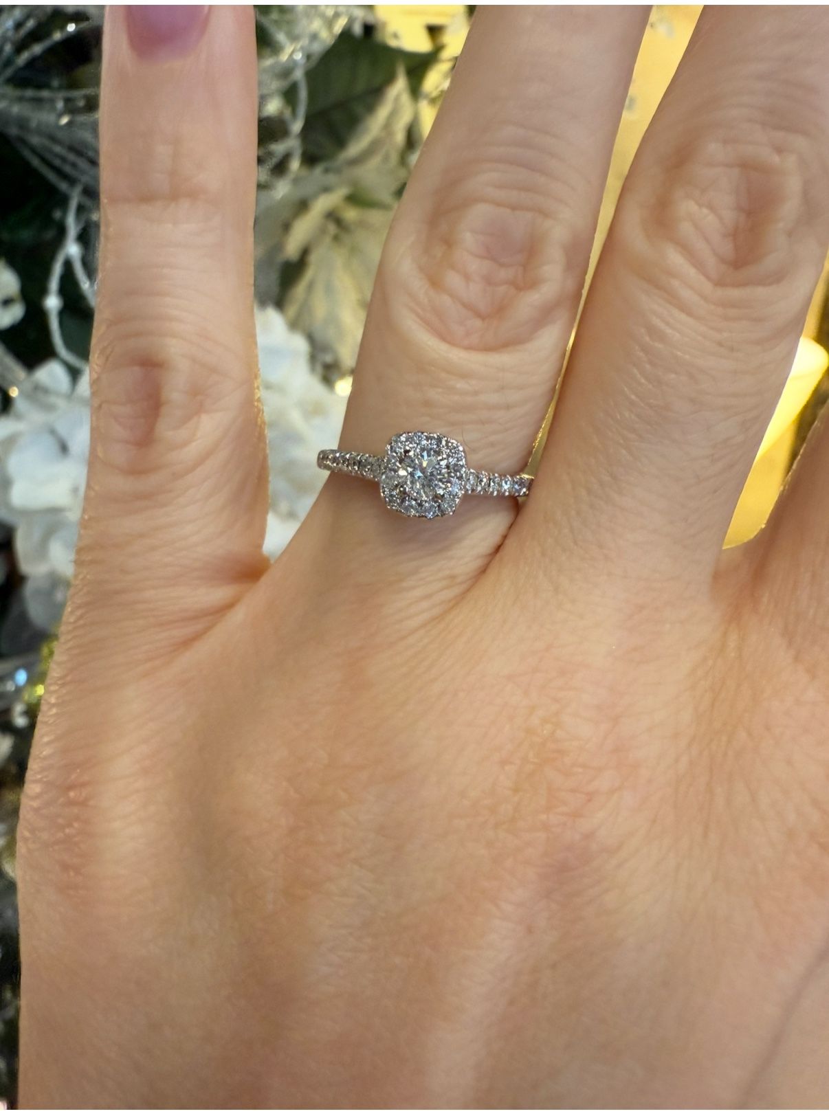 10K Gold, Natural Diamonds Engagement, Wedding Ring