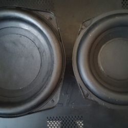 2 Compact Subwoofers 