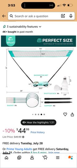 Badminton full pack