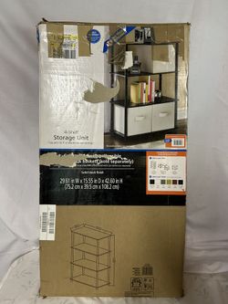 4 Shelve Storage Unit