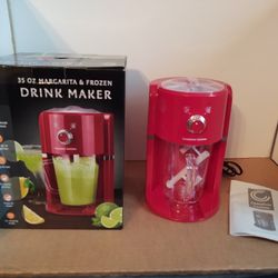 35 oz. Margarita and frozen drink maker Complete Cuisine with Glass.
