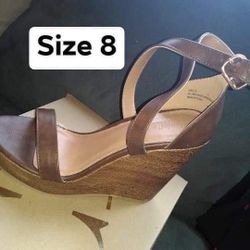 New Women’s Wedges Shoes Size 8