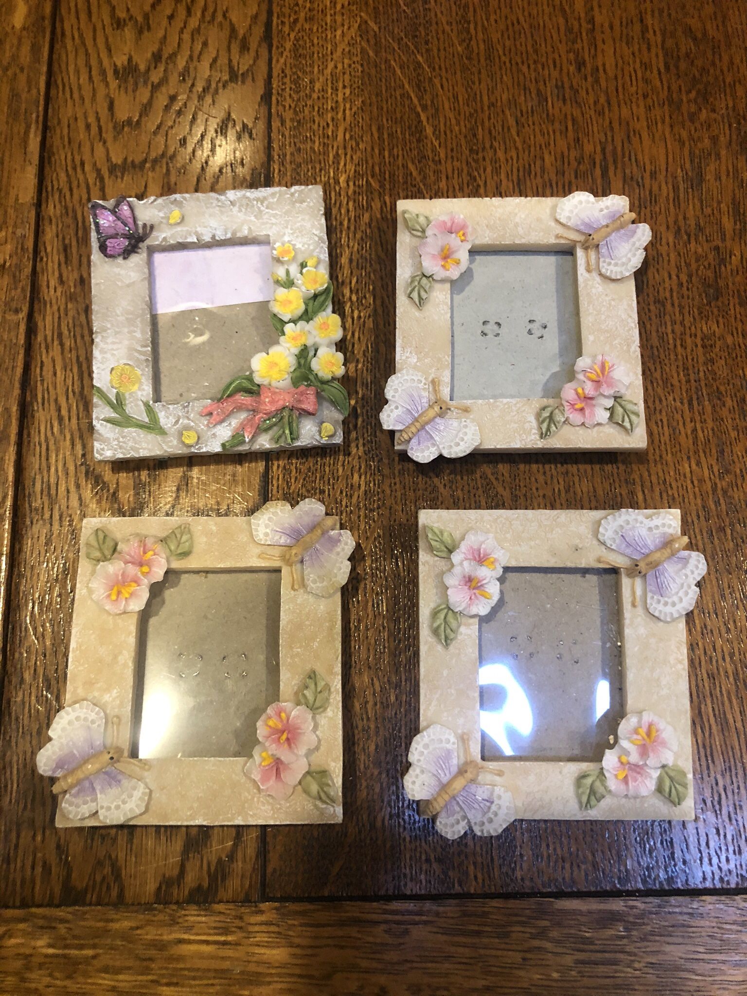 Mini Picture Frames, Set Of Four 