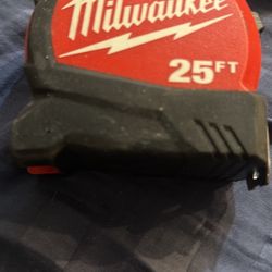 Compact 25 ft. SAE Tape Measure