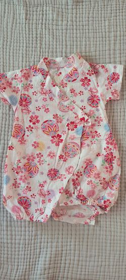 Baby girl clothing Yukata / Japanese Jinbei 3M