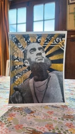 Nipsey Hustle art piece 8 1/2 x11
