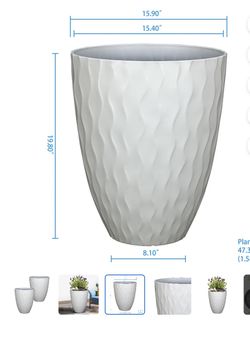 White Planter 