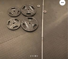 6ft Barbell and Weight plates