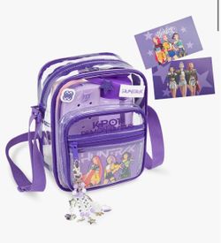Huntrx K-Pop Demon Hunters Clear Crossbody Bag
