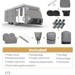 Trailer Traveler RV Cover 300D