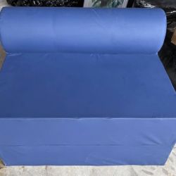 Convertible Sleeper Chair / Fold-Out Floor Sofa – Navy Blue