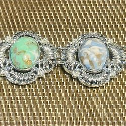 Vintage Sarah Coventry 7 Inch Bracelet With Beautiful Stones  