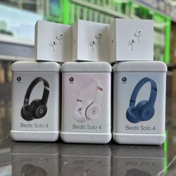 AirPod Pros 2nd Gen & Beats Solo 4 (Bundle) Take It Home In Payments/ llévalo a casa en pagos 