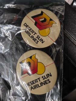 Desert Sun Airlines Buttons
