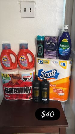 Laundry + paper products bundle