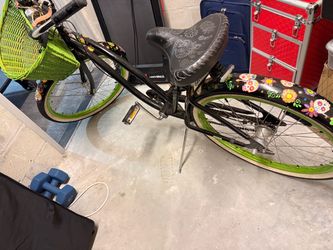 Elecktra candy skulls cruiser bike