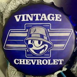 Chevy Giant Bottle Cap 14”