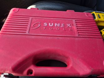 SUNEX 1/2" drive SAE 6 point deep, 3/8" - 1-1/2", 19 piece