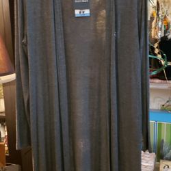 Ladies Large. New  Company Ellen Tracy Long Cardigan 