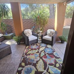 Patio Furniture Including Rugs