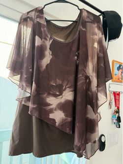 Brown 4xl Women’s Blouse