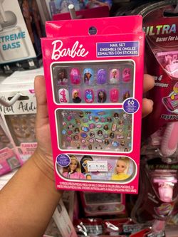 Barbie kids nails