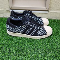 Adidas Mens Black/White Lace Up Skate Style Shoes Size 9