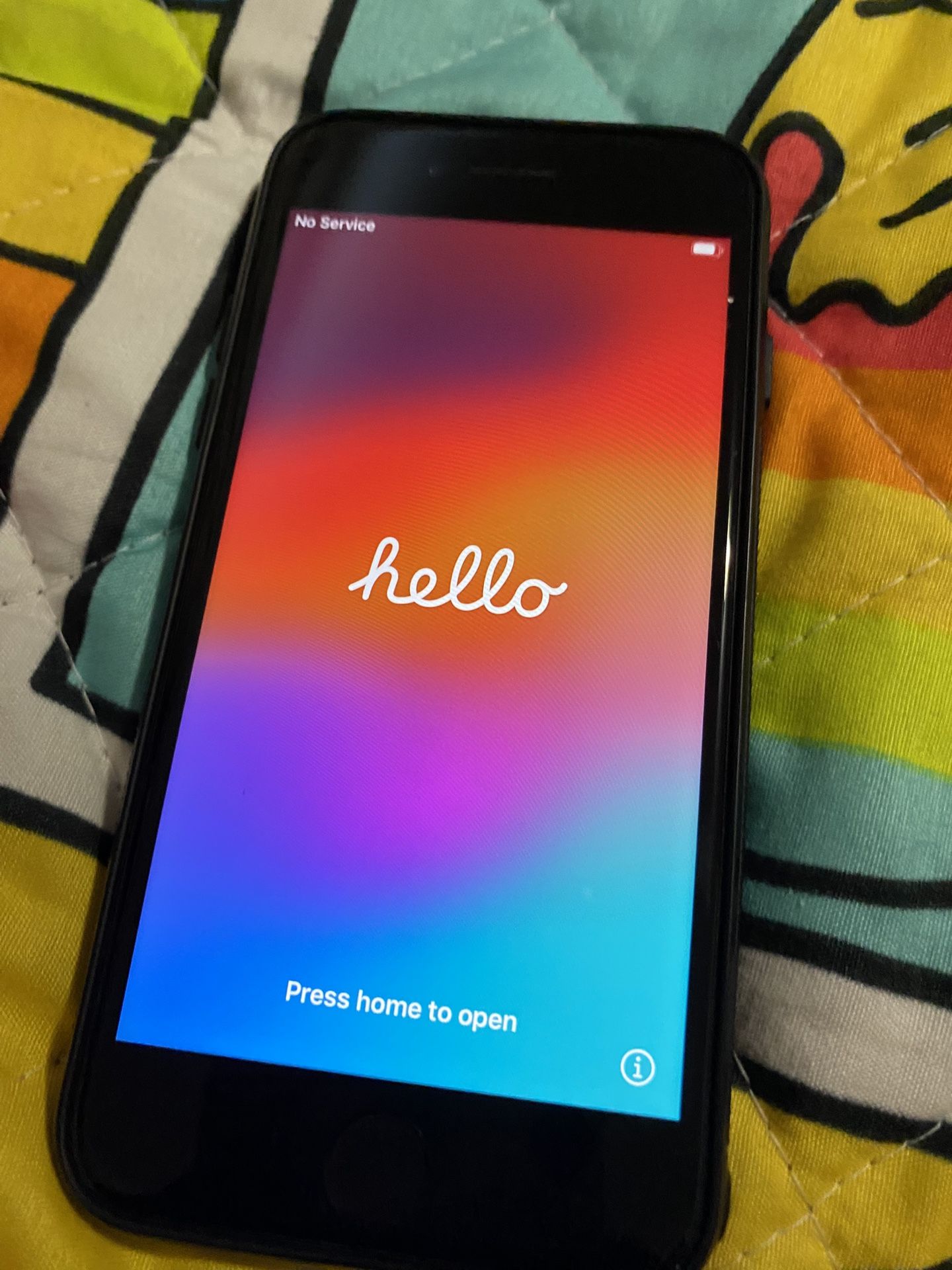 Black apple Phone Se 2nd Gen