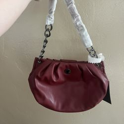 Red Leather Purse/ Handbag