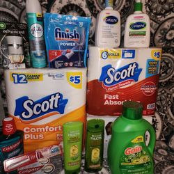 BUNDLE: Cetaphil Lotion/cleaner, Gain. Garnier, Colgate, Glade, Airwick And Finish