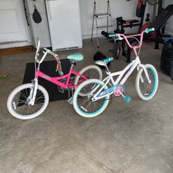 Girls bikes 18”