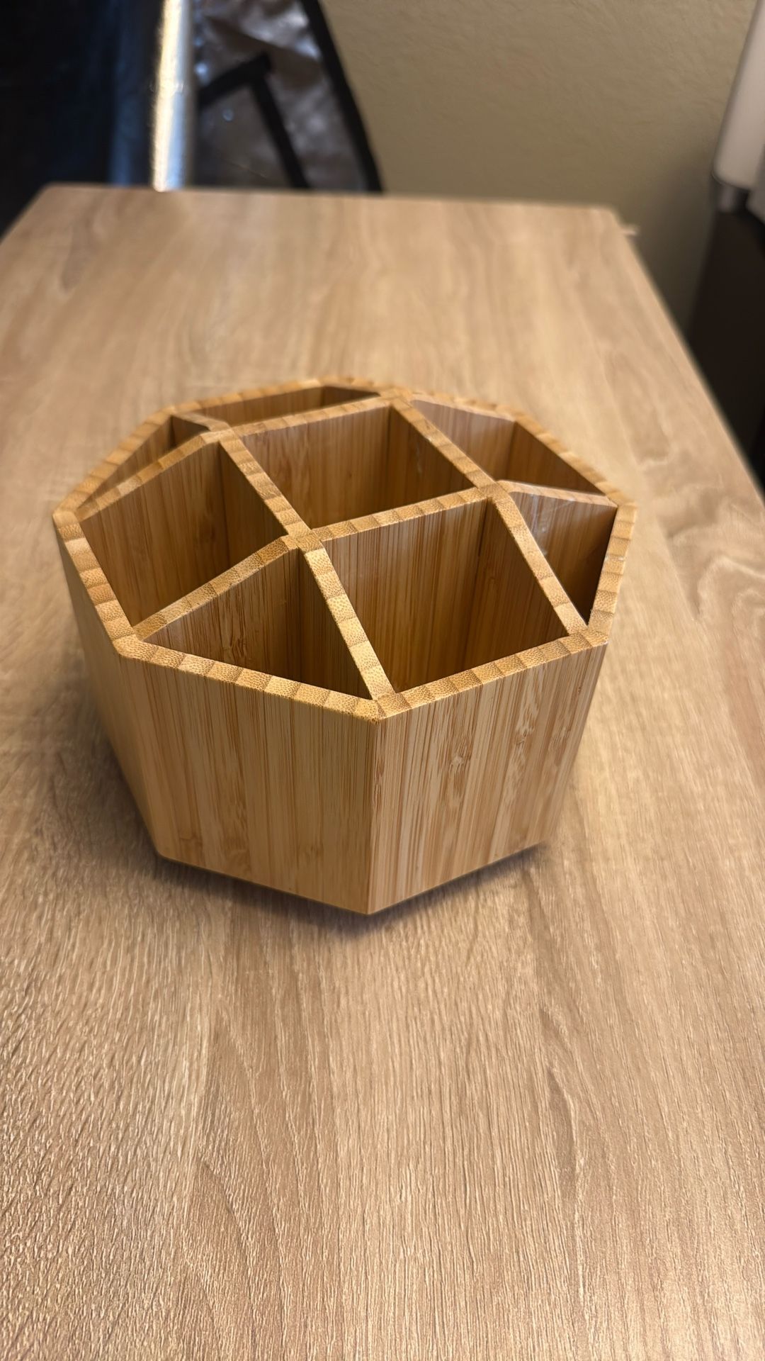 Woden Pencil Holder Desk