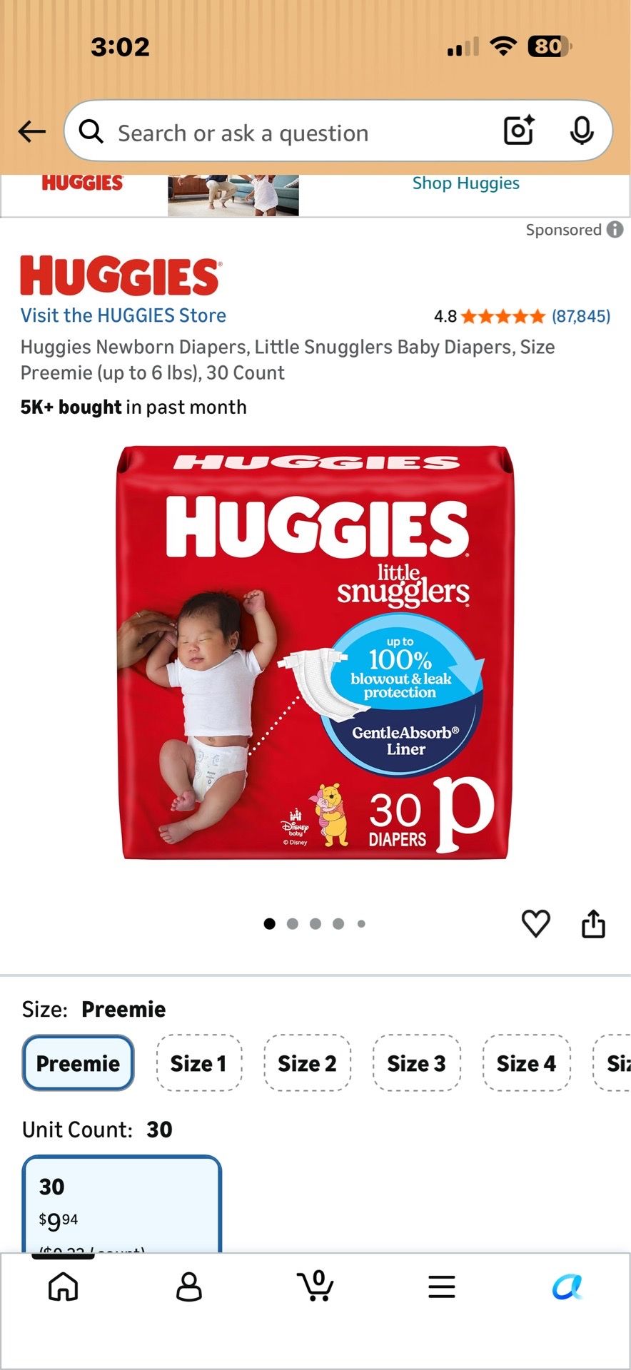 Preemie Diapers