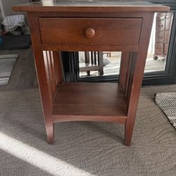 Two Ethan Allen Side Tables 