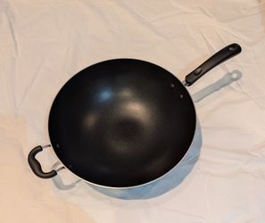 T-fal Easy Care Nonstick Wok, 14.25 inch, Grey