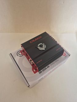 CRUNCH 2525 WATTS 4 CHANNEL BUILT IN CROSSOVER CAR AMPLIFIER