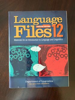 Language Files 12th Edition by Ohio State University