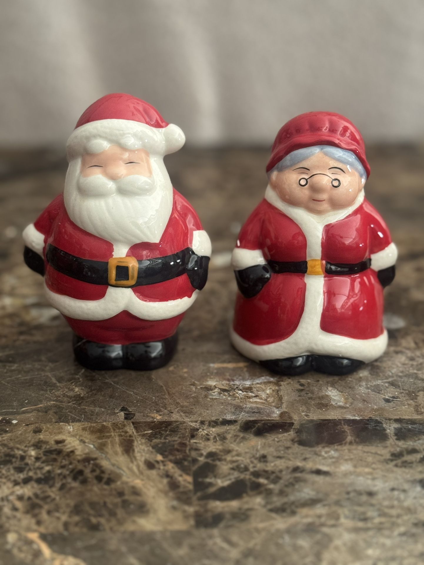 Santa Claus and Mrs. Claus Salt & Pepper Shakers