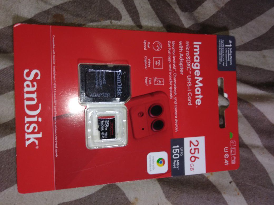 SanDisk 256 Gig Micro SD Card