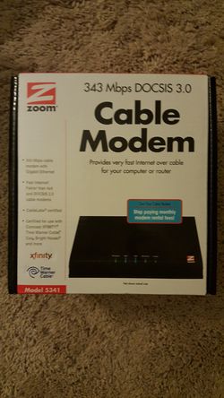 Zoom cable modem