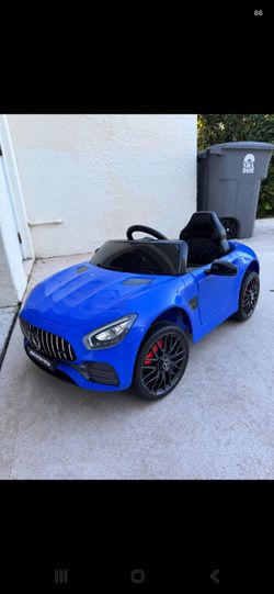 HarmoHaby 12V Mercedes AMG Toddler Remote Control Ride Along Car