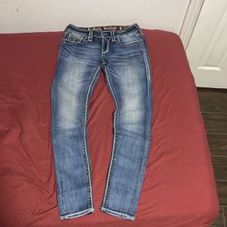 Women’s Rock Revival Jeans, Size 26