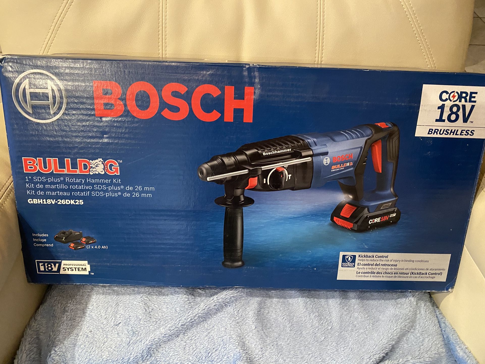 Bosch GBH18V-26DK25 Bulldog SDS-Plus Rotary Hammer Drill