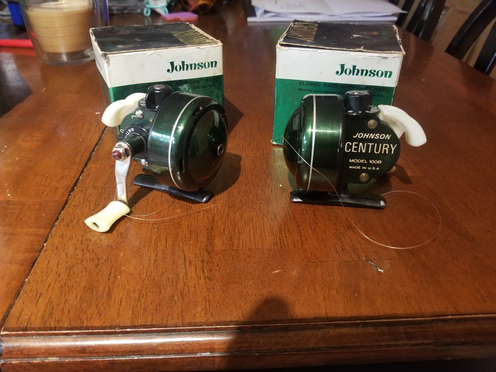 Vintage Johnson Century 100B Fishing Reels for Sale in Plant City, FL -  OfferUp