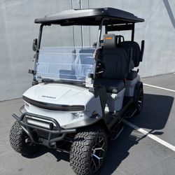 2025 Denago Rover XL 4-Passenger Lifted 48-Volt Lithium Golf Cart