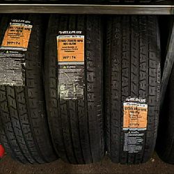ST 205 75 15 New Set Of Trailer Tires 6 Ply