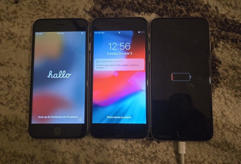 FOR PARTS: 3 iPhone 6s (LOCAL PICKUP)